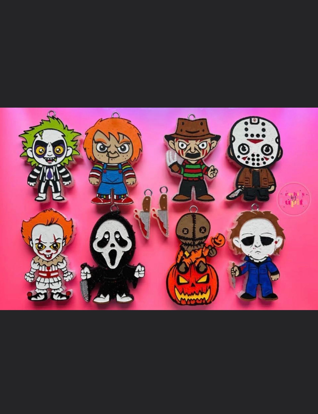 Horror Characters- As Is, no changes. Please add character in notes section.