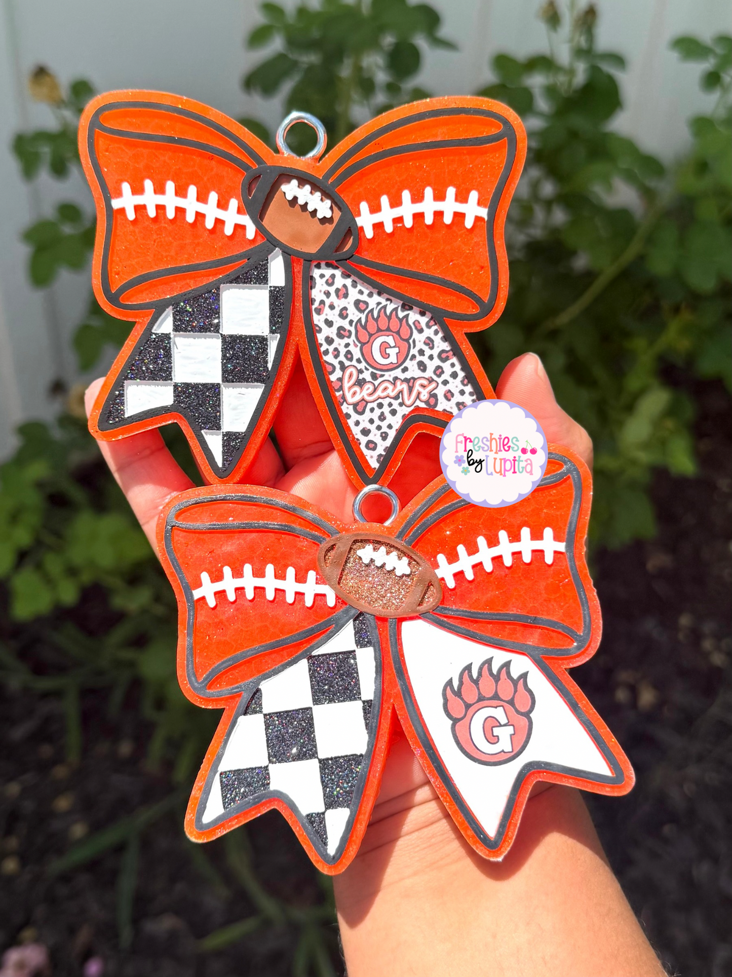 Football Bow- Read Description