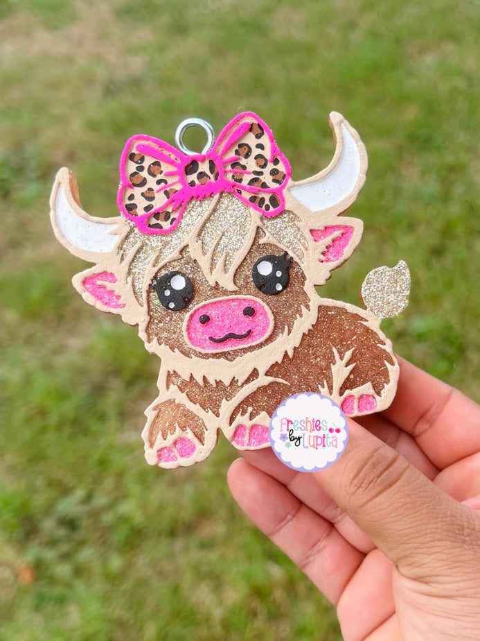 Cute Cow With Bow