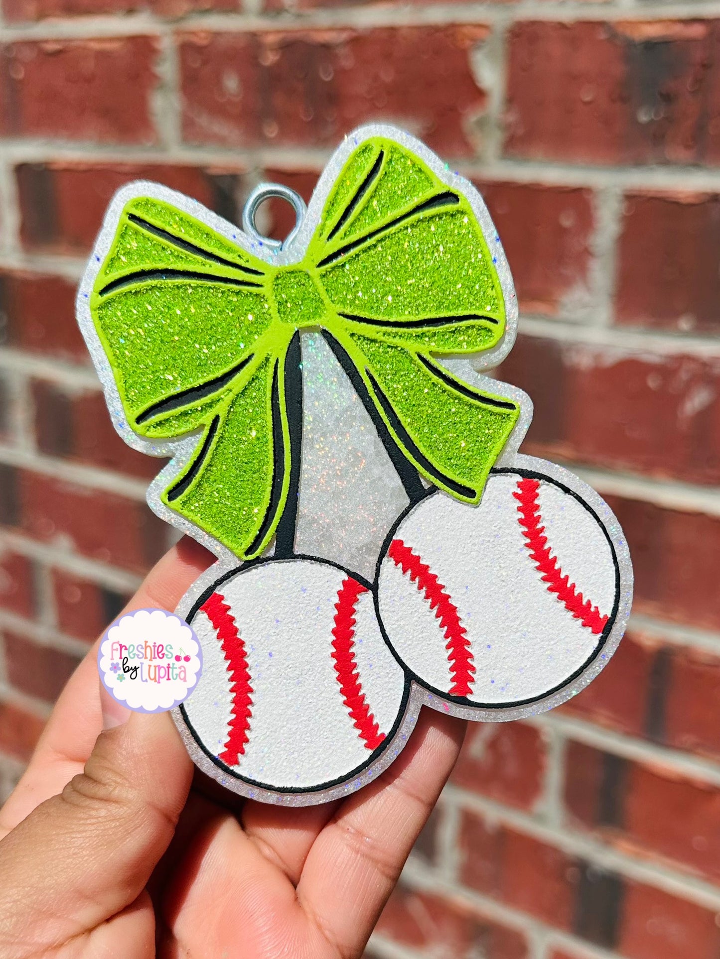 Coquette Baseball Softball Cherries