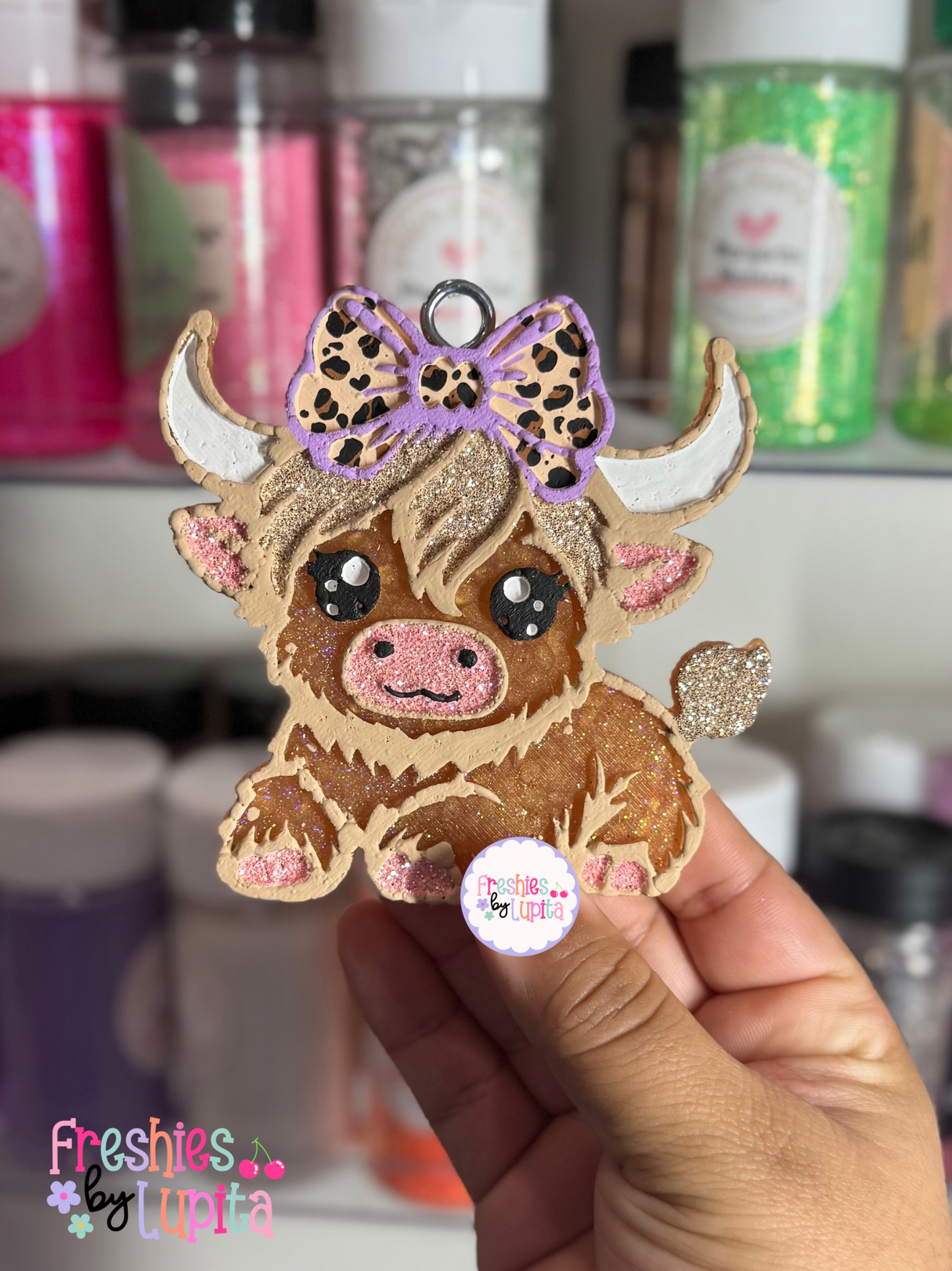 Cute Cow With Bow
