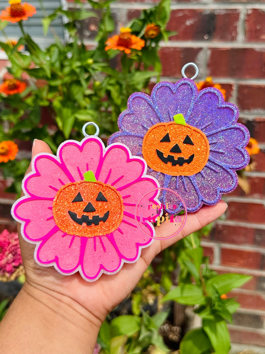 Floral Jack O Lantern