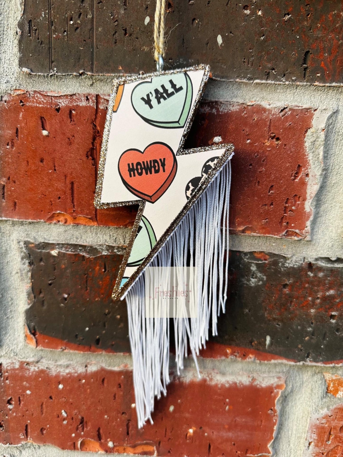 Lightning Bolt W/ Fringe- Cardstock Options