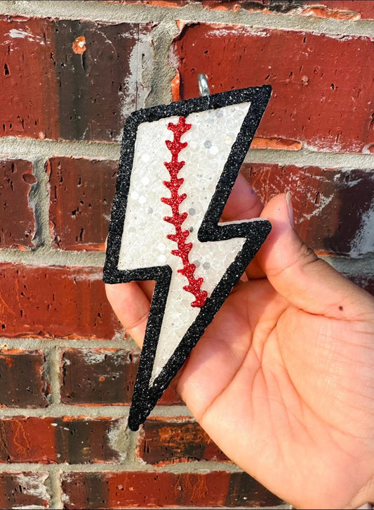 Lightning Bolt Baseball Softball